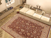 handmade Traditional Kafkaz Brown Beige Hand Knotted RECTANGLE 100% WOOL area rug 9 x 11